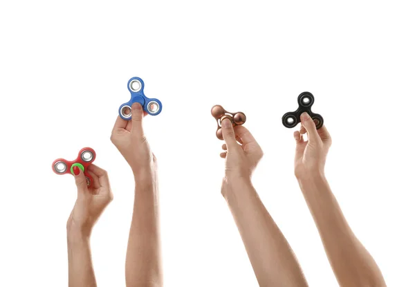 Farklı modern spinners — Stok fotoğraf