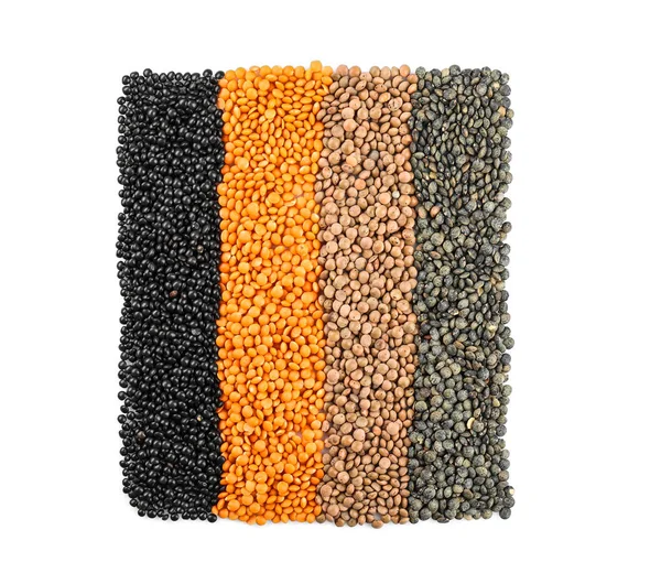 Composição com lentilhas diferentes — Fotografia de Stock