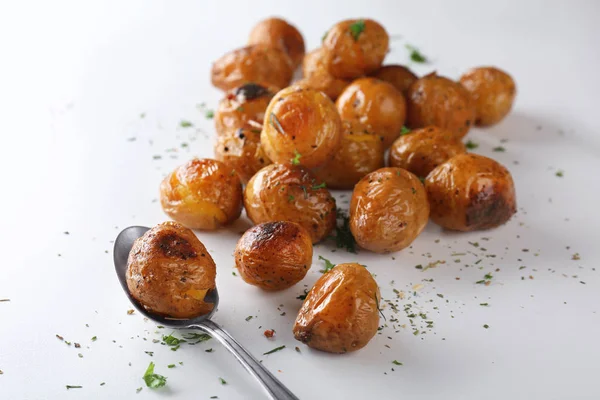 Many baked potatoes — Stock Photo, Image