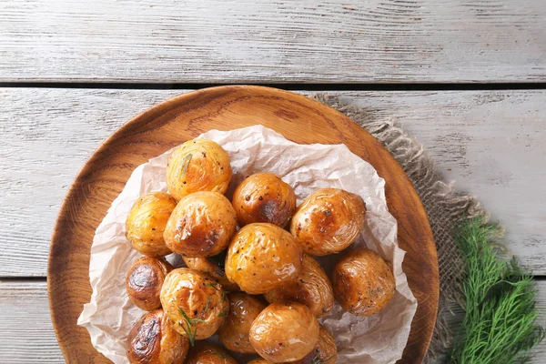 Tasty baked potatoes — Stock Photo, Image