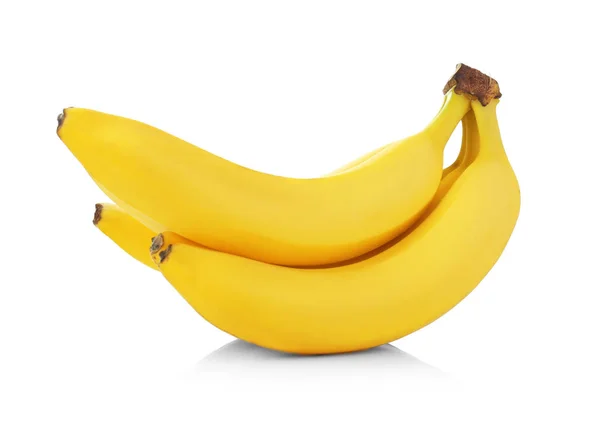 白で隔離され、バナナの束 — ストック写真