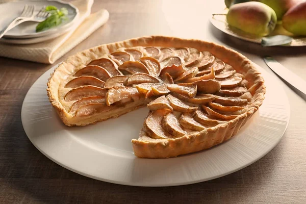 Delicious pear tart — Stock Photo, Image