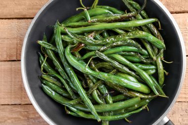 lezzetli taze fasulye