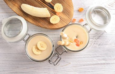 Lezzetli muz smoothie