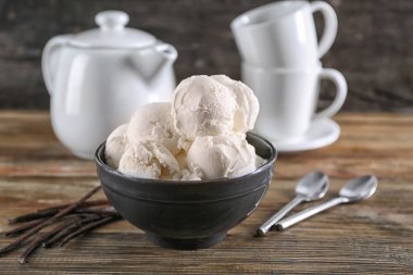 Vanilyalı Dondurma Topları