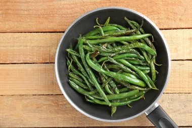 lezzetli taze fasulye