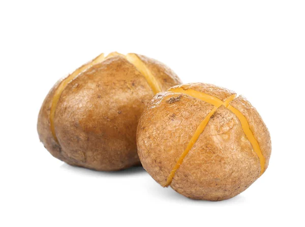 Läckra bakad potatis — Stockfoto