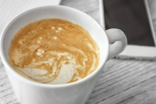 芳香的早晨喝咖啡 — 图库照片