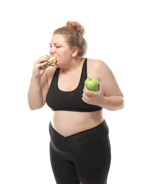 Overweight young woman — Stock Photo, Image