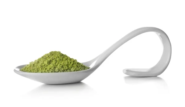 Wheat grass powder — Stock Photo, Image