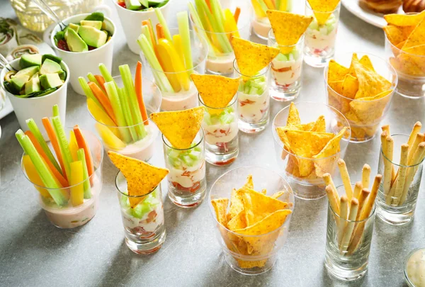 Sabrosa comida para fiesta de la ducha del bebé — Foto de Stock