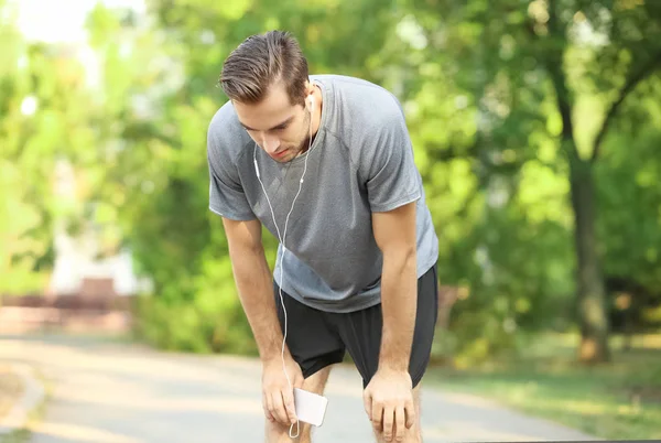 Sporty young man