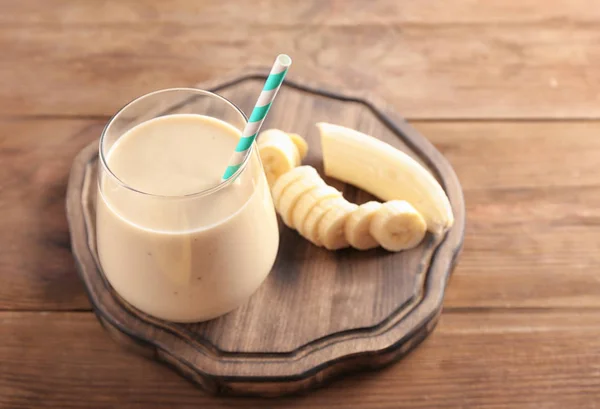 Delicioso batido de banana — Fotografia de Stock