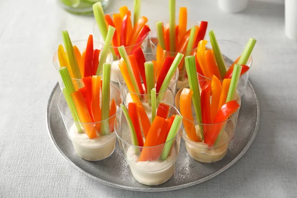 Appetizers for baby shower — Stock Photo, Image