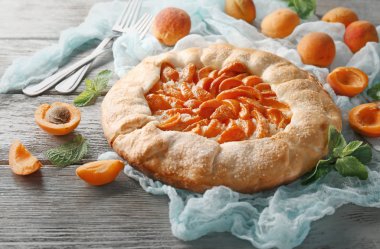 Lezzetli kayısı kek