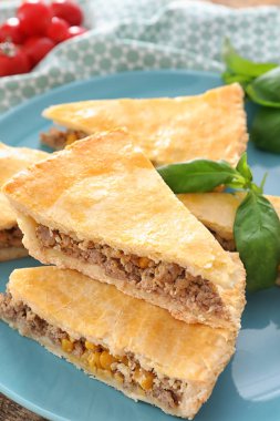 Lezzetli etli börek