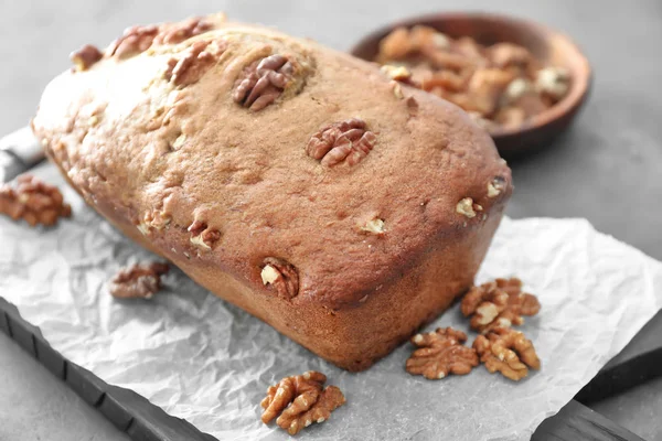 Sabroso pan de nuez de plátano — Foto de Stock