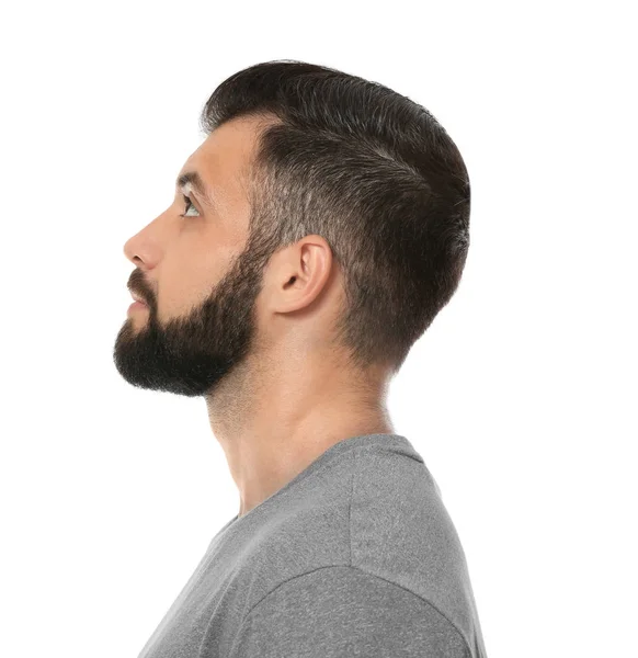 Yakışıklı adam arka plan üzerinde