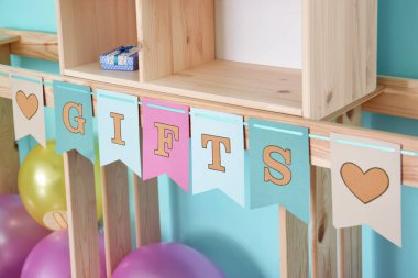 Dekorasyon bebek duş parti kapalı için