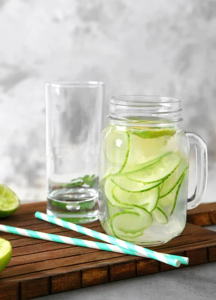 detox infused cucumber water