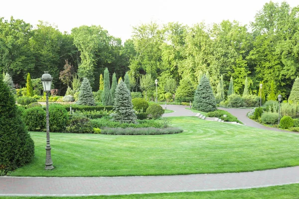 Belo parque verde — Fotografia de Stock