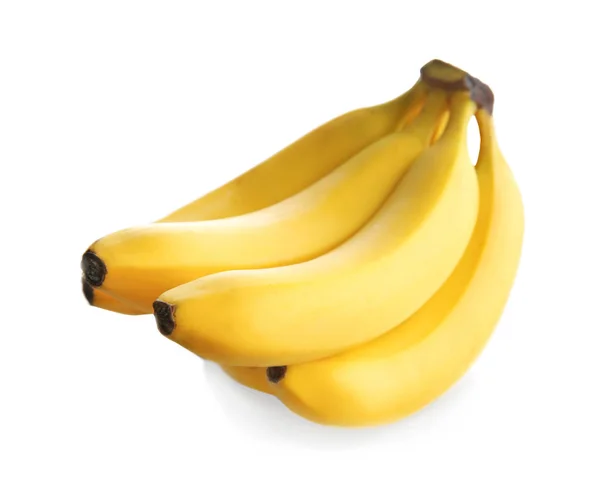 Dojrzałe banany biały — Zdjęcie stockowe