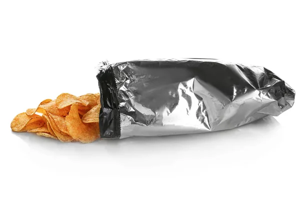Chipsy ziemniaczane w pakiecie — Zdjęcie stockowe