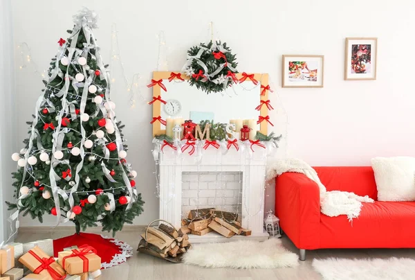 Decorações de Natal em casa — Fotografia de Stock