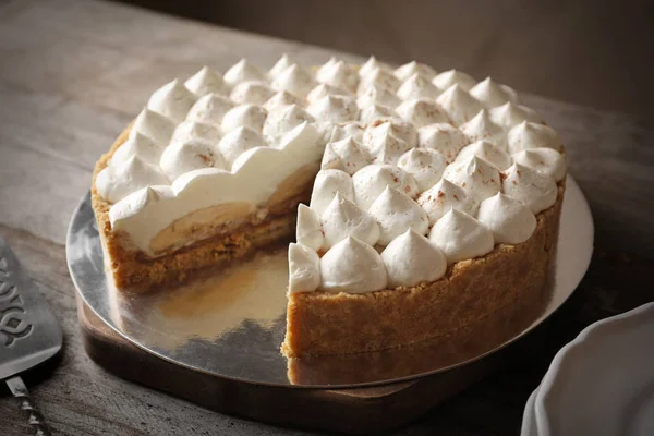 Leckerer Bananenkuchen — Stockfoto