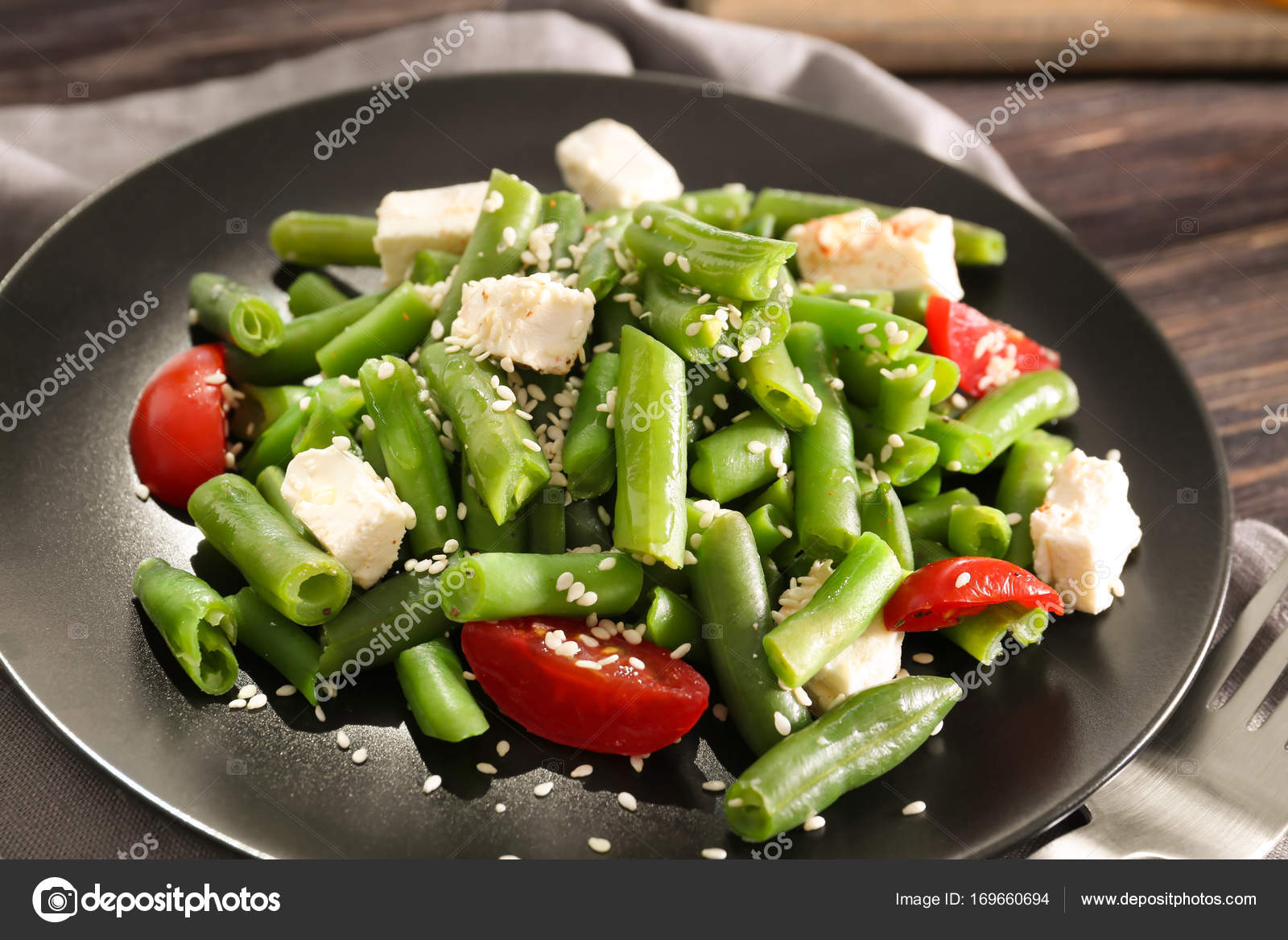 Yeşil Fasulye Salatası Yeşil Fasulye Salatası