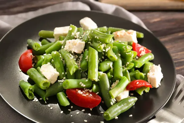 Deliciosa ensalada de judías verdes — Foto de Stock