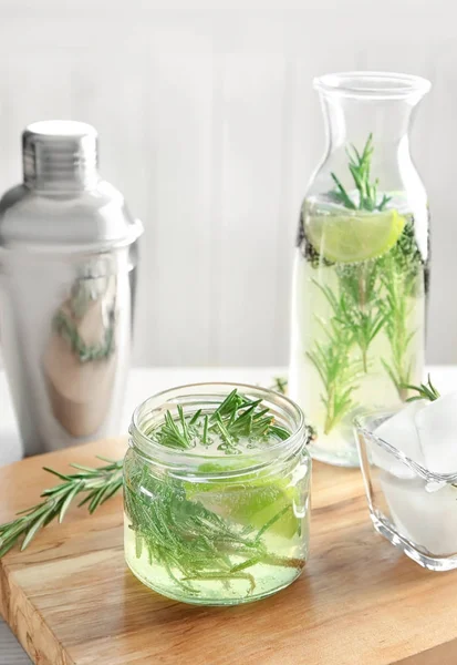 Fresh rosemary drink — Stock Photo, Image