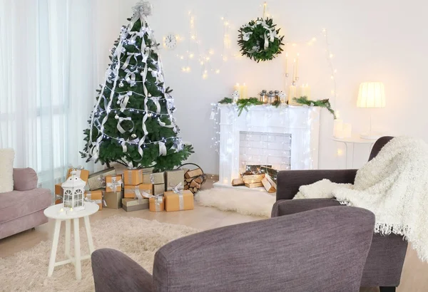 Christmas decorations at home — Stock Photo, Image