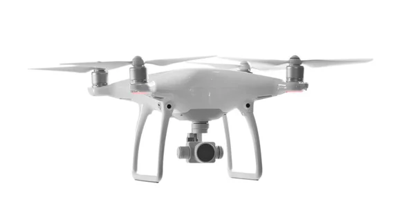 Beyaz Modern quadcopter — Stok fotoğraf