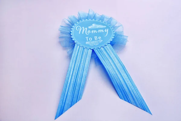 Hermosa cinta de premio para la fiesta del bebé — Foto de Stock