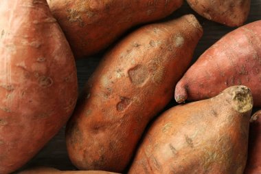 Arka plan olarak tatlı patates