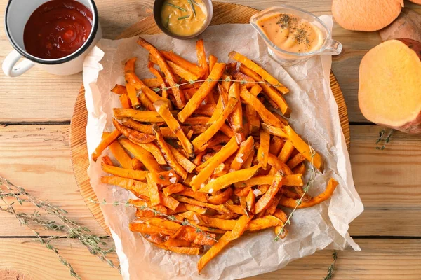 Sweet potato fries — Stock Photo, Image