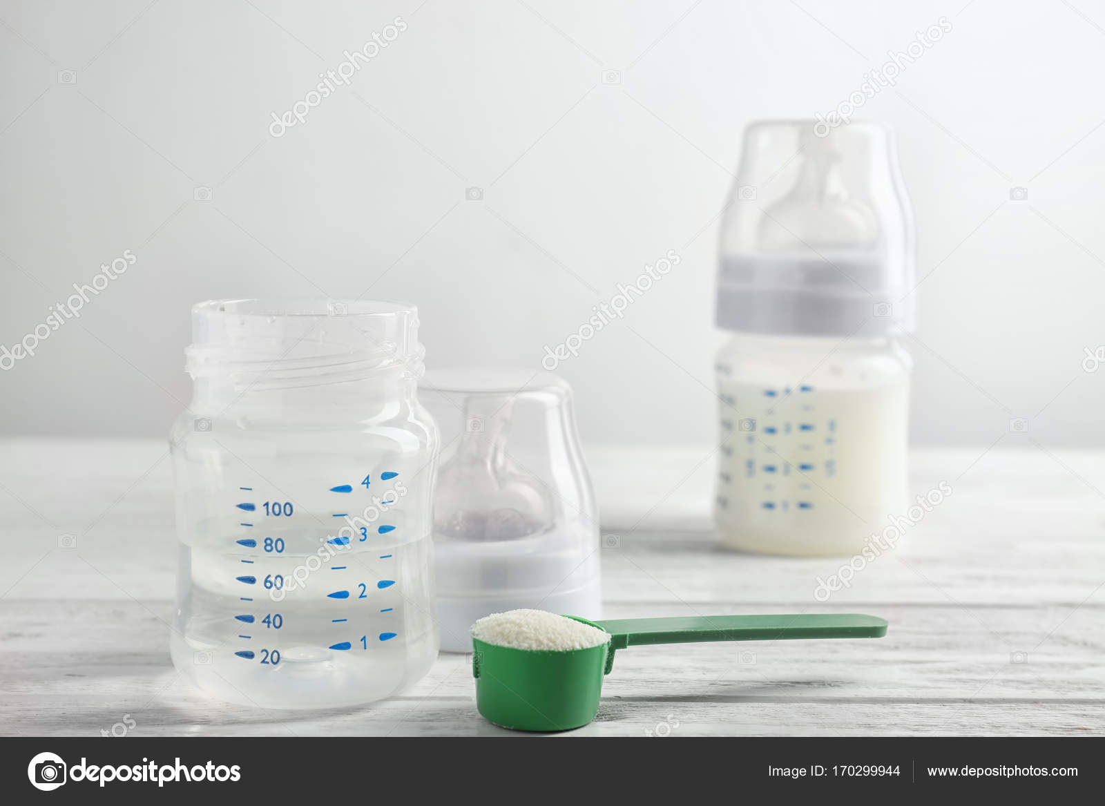 preparing baby formula