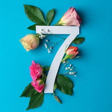 7 numaralı ve güzel çiçekler 