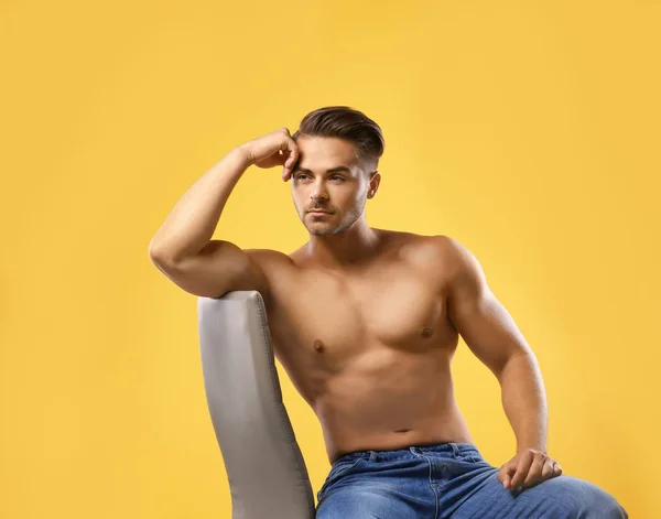 Sexy shirtless man — Stock Photo, Image