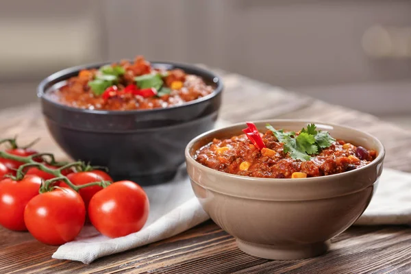 Delicious chili con carne — Stock Photo, Image