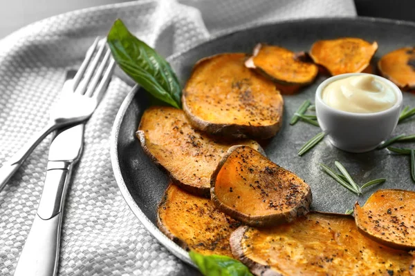 Gekookte zoete aardappel — Stockfoto