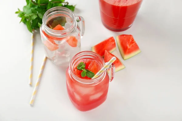 Juice friss görögdinnye — Stock Fotó