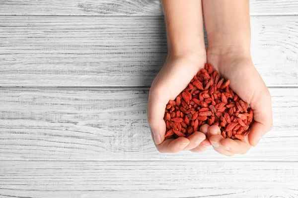 Dried goji berries — Stock Photo, Image