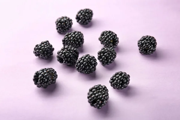 Delicious ripe blackberries — Stock Photo, Image