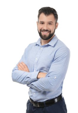 yakışıklı başarılı iş adamı