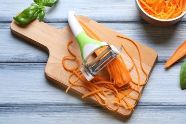 Üçlü dilimleme ve havuç 