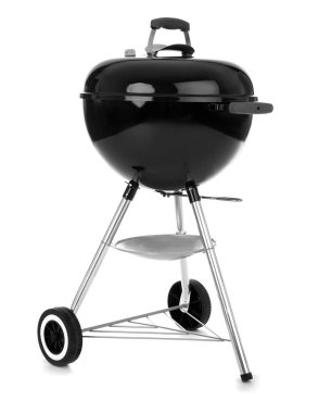 Beyaz arka plan Barbekü Izgara
