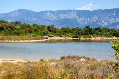 Yaz gününde güzel deniz manzarası