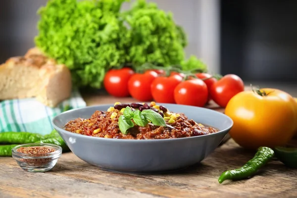 Delicious chili con carne — Stockfoto